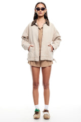 LIONESS Workwear Jacket Stone