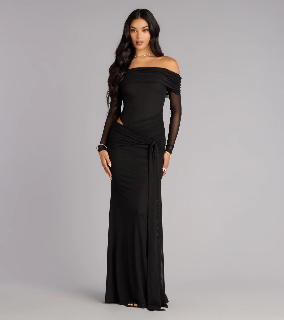 Madeline Mesh Mermaid Formal Dress
