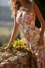 Elia' Ivory Floral Midi Sundress
