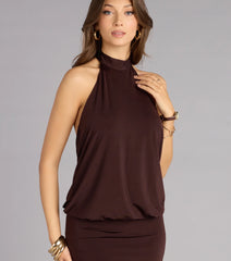Twist of Fate Mini Dress